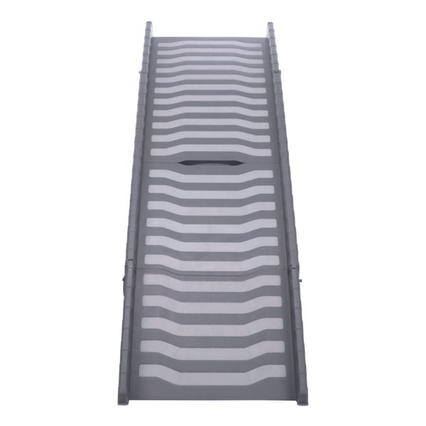 Ramp, 3-Way Foldable, Plastic 39 X 150cm Grey