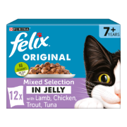 Felix Pouch Senior Mixed Selection in Jelly 4 x 12 x 100g
