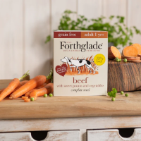 Forthglade Complete Grain Free Adult Beef with Sweet Potato Wet Dog Food 18 x 395g