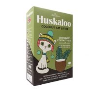 Huskaloo Coconut Cat Litter - 4 Brick 10 x 875g