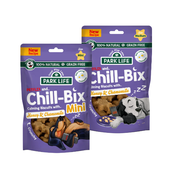 PARK LiFE Chill Bix Dog Biscuits Honey & Chamomile  8x100g