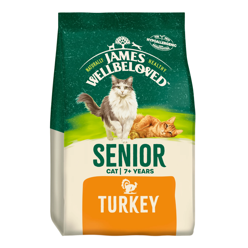 James Wellbeloved Cat Senior Turkey 4kg - Copdock Mill