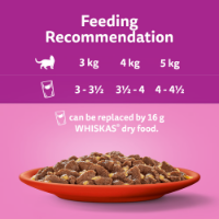 Whiskas Cat Pouch 1+ Meaty/Meals In Gravy 4x12x85g 449064/DD