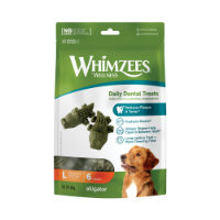 Whimzees Alligator Value Bags Large 6 Pack  x 6