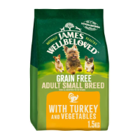 James Wellbeloved Grain Free Small Breed Adult Turkey 1.5kg