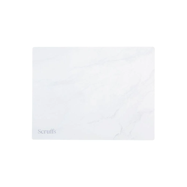Scruffs 40 x 30cm Pet Placemat White Marble Print  x 6