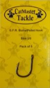 G.F.R. Boilie/Pellet Hooks pack of 5 Barbed 2/0