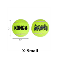 Air Kong Squeaker Tennis Ball