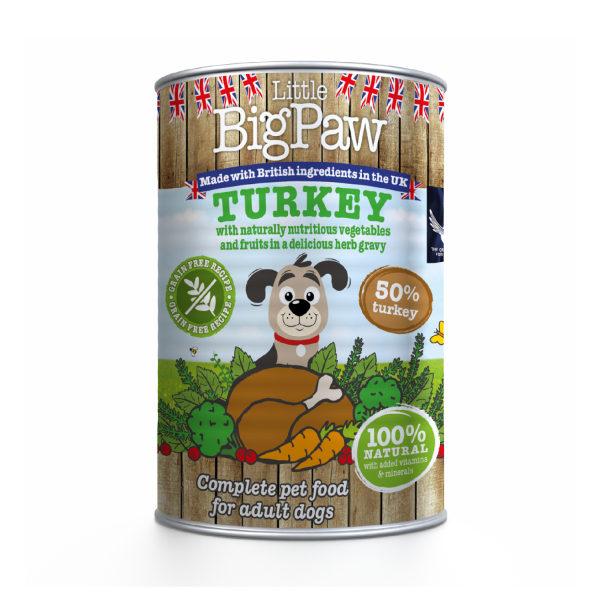 Little Big Paw Turkey 12x390g