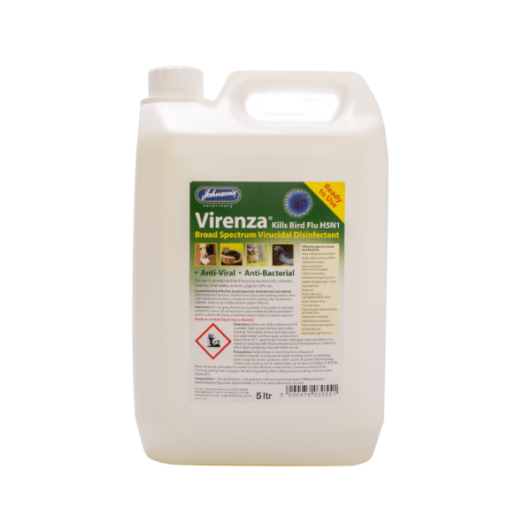 Johnsons Poultry Virenza Disinfectant 5 Litre