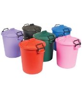 Saddlers 50L Heavy Duty Dustbin & Lid