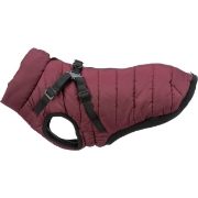 Trixie Pirou Winter Coat with Harness Sangria