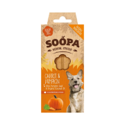 Soopa Dental Sticks: Carrot & Pumpkin sticks 100g x 10