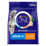 Purina One Cat Senior 11+ Chicken/Wgrain 2.8kg (004) 1250660