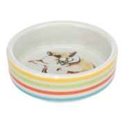 Ceramic bowl  hamsters 80 ml/8cm multi coloured