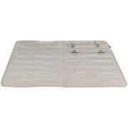 Trixie CityStyle Travel Blanket, PU leather 80x80 cm, light grey