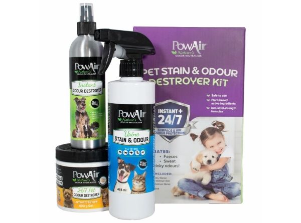 PowAir Pet Stain & Odour Destroyer Kit (004)