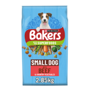 Bakers Complete Small Dog Beef  4 x 2.85 kg  12511831