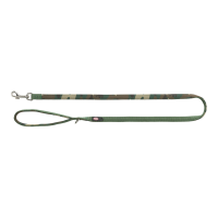 Trixie Premium Lead with Neoprene Padding - Camo/Forest Green