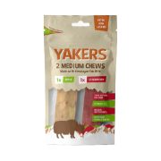 Yakers Dog Chew Fruit Medium 2pk (010) KY245