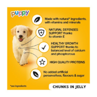 Pedigree Chum Puppy Chunks in Jelly 4 x 6 x 400g