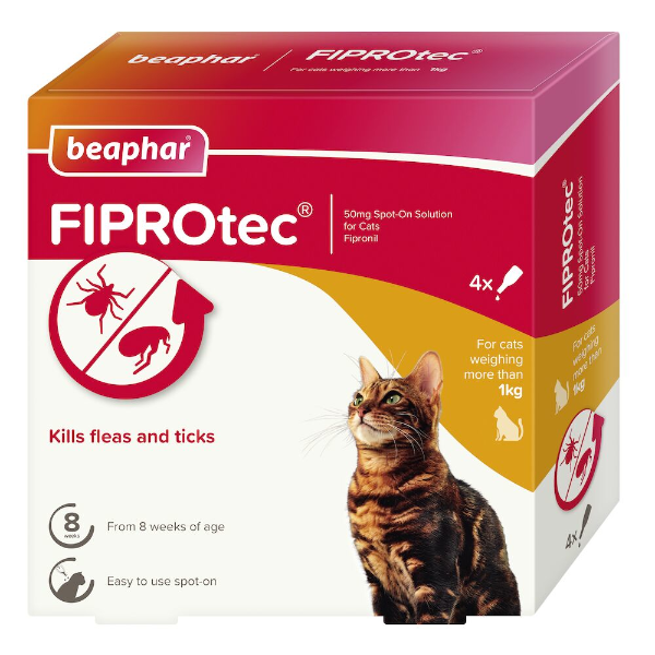 FIPROtec Cat 4 Pipette x 6  15587