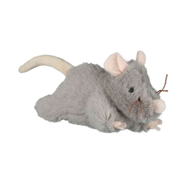 Plush Mouse With Sound 15cm