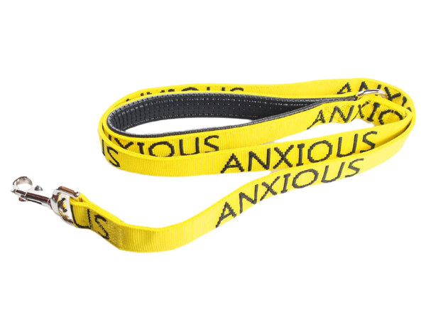 My Anxious Dog ANXIOUS Yellow Leads