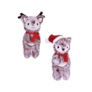 Happy Pets Christmas Crinkle Cuddles Reindeer - 3 Pack
