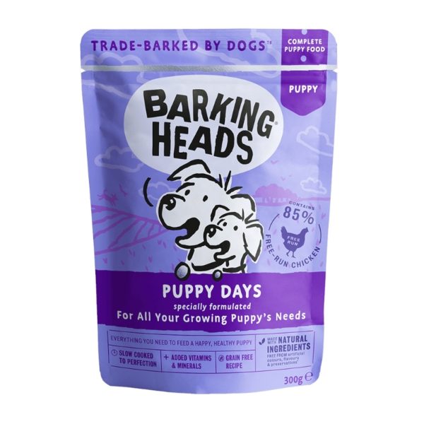 Barking Heads - Puppy Days Pouch  10x300gm