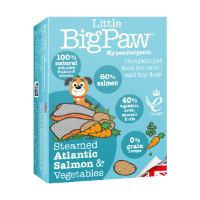 Little Big Paws Small & Toy Dog Steamed Atlantic Salmon & Vegetables