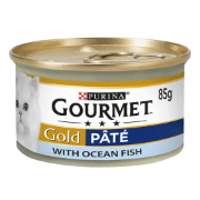 Gourmet Gold Pate Fish Selection Cat Food 6 x 8 x 85g