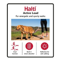 Halti Active Lead Black/Red/Purple - Large
