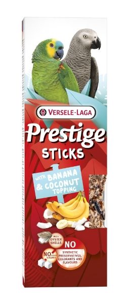 Versele Laga Prestige Sticks Parrots Banana & Coconut 140g