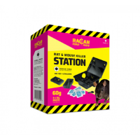 Racan Force Rat Killer Station with 6x10gm Sachets