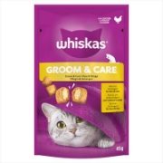 Whiskas Groom & Care Cat Treats 8x45g 462270