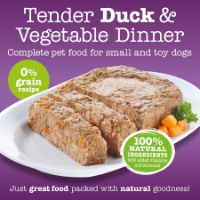 Little Big Paws Tender Duck & Vegetable Dinner Dog Food