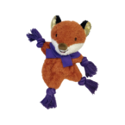 Happy Pet Christmas Gemstone Forest Ropee Body Fox Toys - 3 Pack