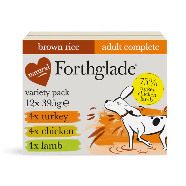 Forthglade Complete Adult Multicase and Brown Rice 12x395g