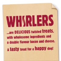 Bakers Whirlers Bacon & Cheese  6x130gm  12400027  baw01 1st