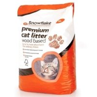 Snowflake Premium Wood Pellet Cat Litter 30ltr (065)